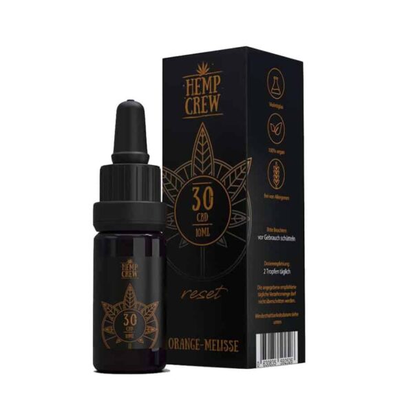 Hemp Crew RESET - Orange-Melisse 30 % CBD Öl
