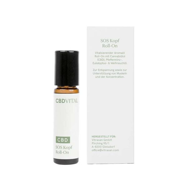 CBD VITAL SOS CBD Kopf Roll-On – Bild 3