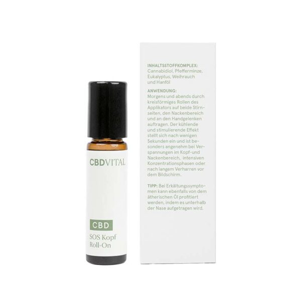 CBD VITAL SOS CBD Kopf Roll-On – Bild 4